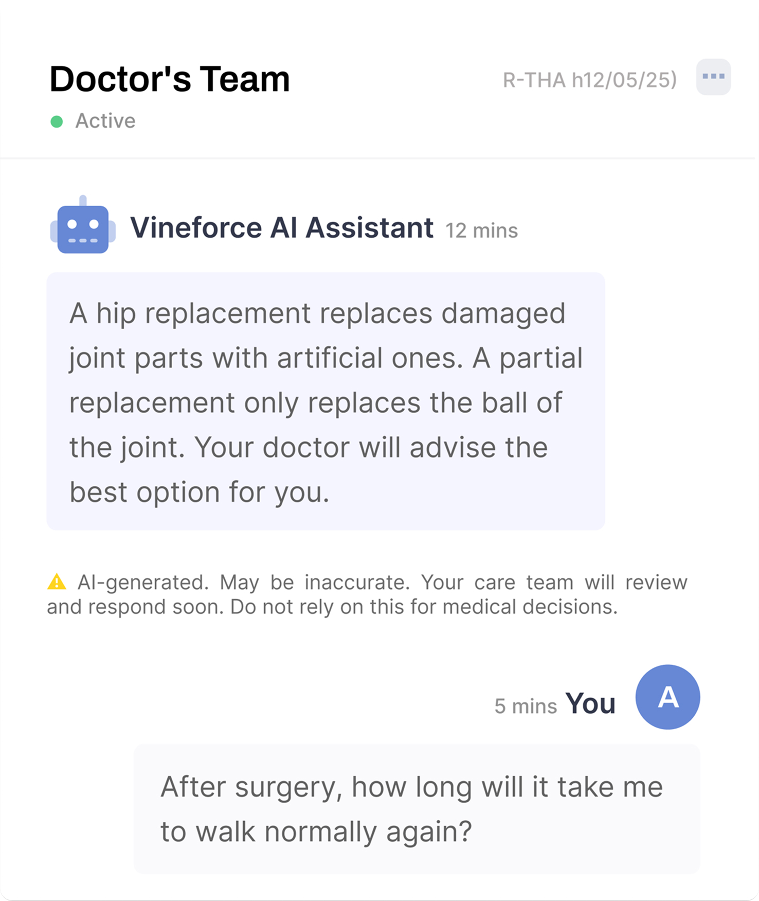 Doctor's Team - Vineforce AI Assistant